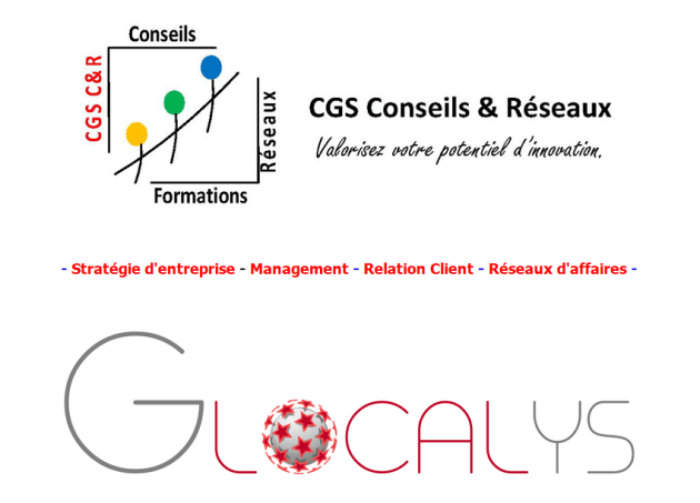 Marque et logo Duo CGS C&amp;R - GLOCALYS